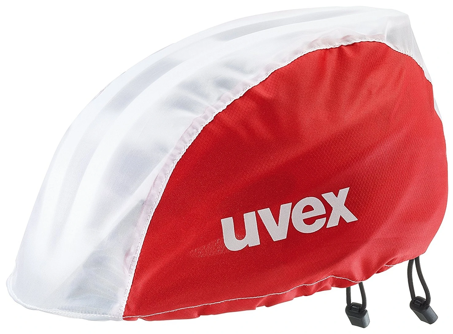 Uvex Rain Cap Bike Helm-Regenschutz-red/white 3 Uvex Rain Cap Bike Helm-Regenschutz-red/white