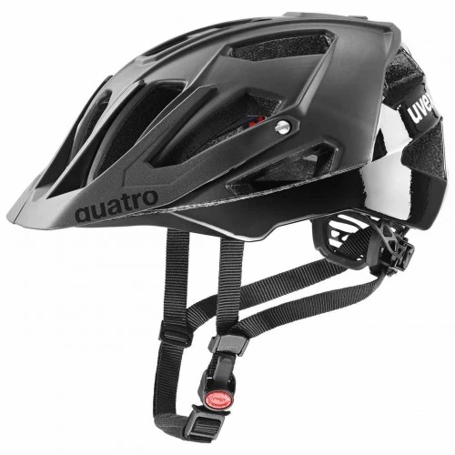Uvex Quatro CC All Mountain Enduro MTB Fahrrad Helm Matt Schwarz 2023 3 Uvex Quatro CC All Mountain Enduro MTB Fahrrad Helm Matt Schwarz 2023