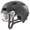 Uvex Rush Visor City Fahrrad Helm Matt Grau 2023 1 Uvex Rush Visor City Fahrrad Helm Matt Grau 2023 -Uvex S41002802Main