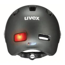 Uvex Rush Visor City Fahrrad Helm Matt Grau 2023 -Uvex S41002802R2