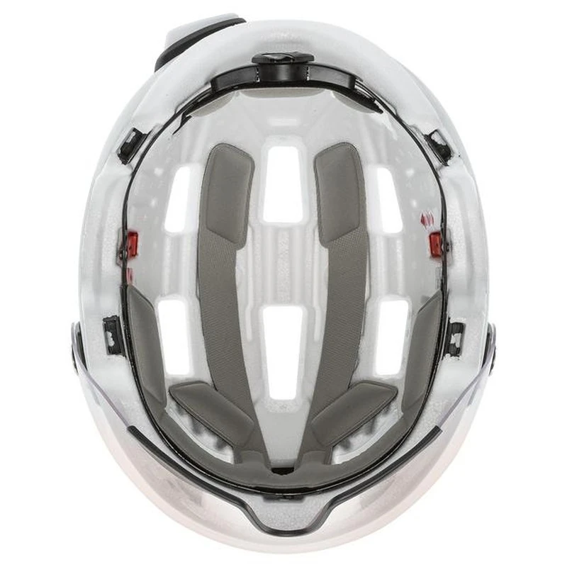 Uvex Rush Visor City Fahrrad Helm Matt Papyrus/grau 2022 7 Uvex Rush Visor City Fahrrad Helm Matt Papyrus/grau 2022 – Bild 5