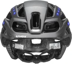 Uvex Finale 2.0 Light Fahrradhelm-black-silver Mat -Uvex S41004302 uvex finale light 2 0 Fahrradhelm mit LED Licht Sensor black mat 2a