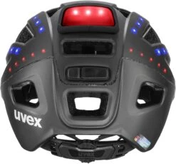 Uvex Finale 2.0 Light Fahrradhelm-black-silver Mat -Uvex S41004302 uvex finale light 2 0 Fahrradhelm mit LED Licht Sensor black mat 4