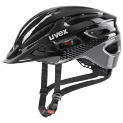 Uvex True Fahrrad Helm Schwarz/grau 2021