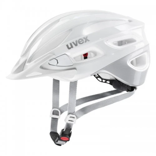 Uvex True Fahrrad Helm Weiß/silberfarben 2023 3 Uvex True Fahrrad Helm Weiß/silberfarben 2023