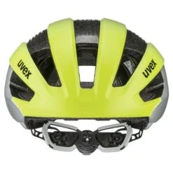 Uvex Rise CC Tocsen Rennrad Fahrrad Helm Matt Neon Gelb/silberfarben 2023 -Uvex S41009101F1