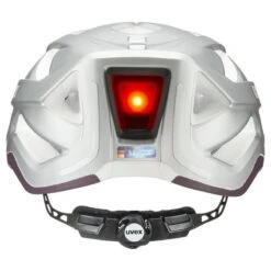 Uvex City Active Trekking Fahrrad Helm Matt Silberfarben 2022 -Uvex S41042809R2