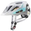 Uvex Quatro CC MIPS All Mountain Enduro MTB Fahrrad Helm Matt Weiß/blau 2022 -Uvex S41061002Main