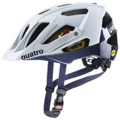 Uvex Quatro CC MIPS All Mountain Enduro MTB Fahrrad Helm Light Blau 2023