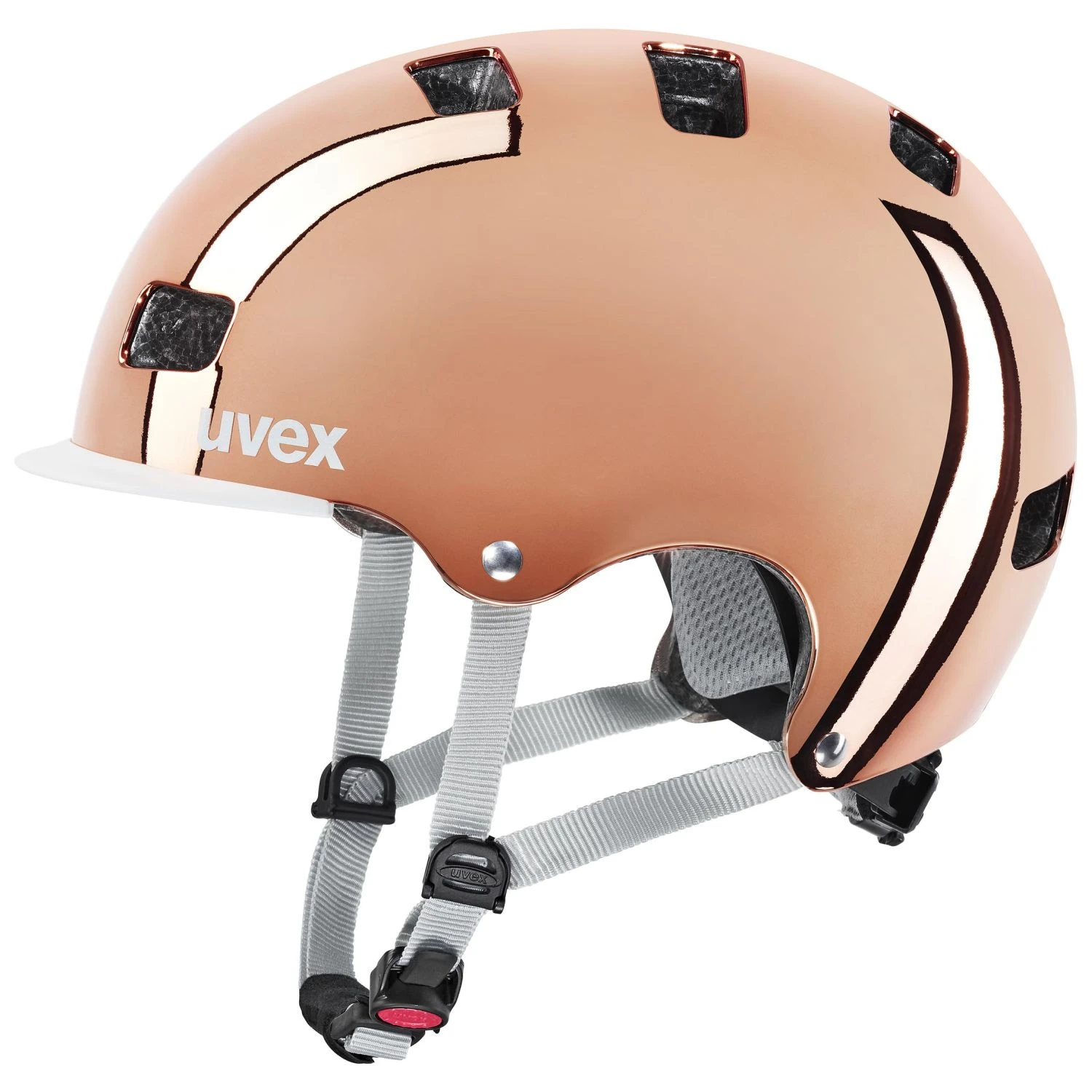 Uvex HLMT 5 Bike Pro BMX Helm - Rosé Chrome 3 Uvex HLMT 5 Bike Pro BMX Helm - Rosé Chrome