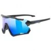 Uvex Sportstyle 228 Fahrrad / Sport Brille Matt Schwarz/mirror Blau -Uvex S5320672216 Main