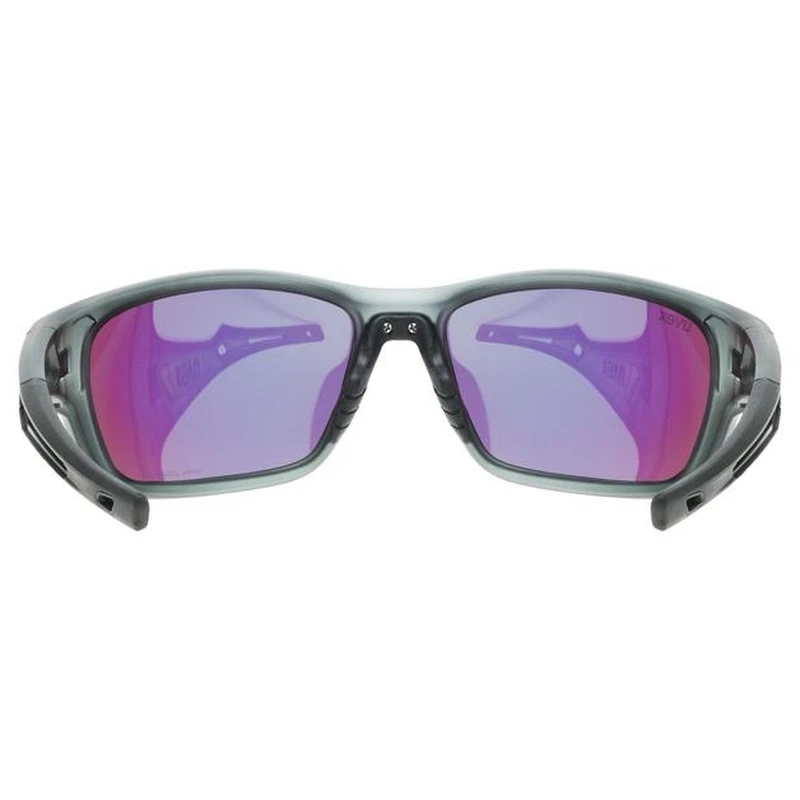 Uvex Sportstyle 232 Polavision Sport / Freizeit Brille Matt Grau/mirror Grün 6 Uvex Sportstyle 232 Polavision Sport / Freizeit Brille Matt Grau/mirror Grün – Bild 4