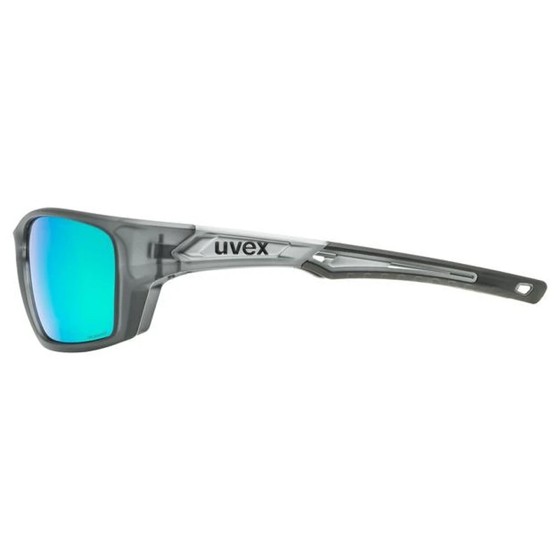 Uvex Sportstyle 232 Polavision Sport / Freizeit Brille Matt Grau/mirror Grün 5 Uvex Sportstyle 232 Polavision Sport / Freizeit Brille Matt Grau/mirror Grün – Bild 3