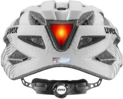 Uvex City I-vo Fahrradhelm - White Black Mat -Uvex uvex city i vo white black mat Fahrradhelm mit Ruecklicht 4