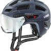 Uvex Finale Visor Vario Visier Fahrradhelm - Deep Space Mat -Uvex uvex finale visor V Visier Fahrradhelm helmet deep space mat 1