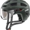 Uvex Finale Visor Visier Fahrradhelm - Forest Mat -Uvex uvex finale visor Visier Fahrradhelm helmet forest mat 1