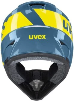 Uvex HLMT 10 Bike Full Face Helm - Blue Fire -Uvex uvex hlmt 10 bike donwhill mtb bmx helm 3 ansicht von hinten