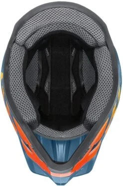 Uvex HLMT 10 Bike Full Face Helm - Blue Fire -Uvex uvex hlmt 10 bike donwhill mtb bmx helm 5 ansicht von unten