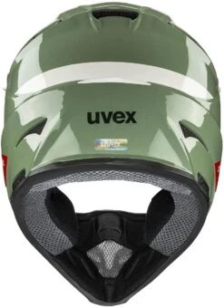 Uvex HLMT 10 Bike Full Face Helm - Moos Green-sand -Uvex uvex hlmt 10 bike dowmhill bmx helm moos sand mat 3