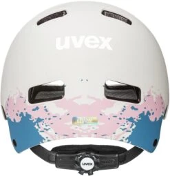 Skaterhelm Uvex Kid 3 Cc - Grey-grapefruit Mat -Uvex uvex kid 3 cc kinder skaterhelm fahrradhelm grey grapefruit mat 3 Ansicht von hinten