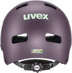 Skaterhelm Uvex Kid 3 Cc - Plum-mint Mat -Uvex uvex kid 3 cc kinder skaterhelm fahrradhelm plum mint mat 3