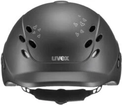 Uvex Onyxx Kinderreithelm - Glamour Black Pink Mat -Uvex uvex onyx glamour kinder reithelm black pink 2