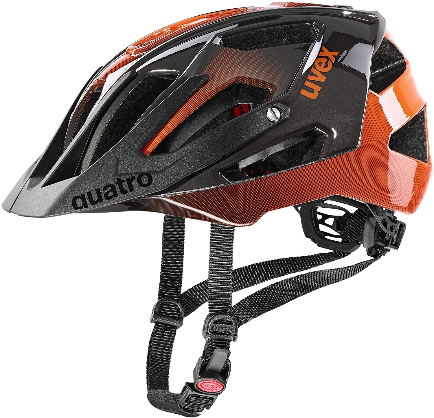 Uvex Quatro Mountainbike Helm - Titan-orange 3 Uvex Quatro Mountainbike Helm - Titan-orange