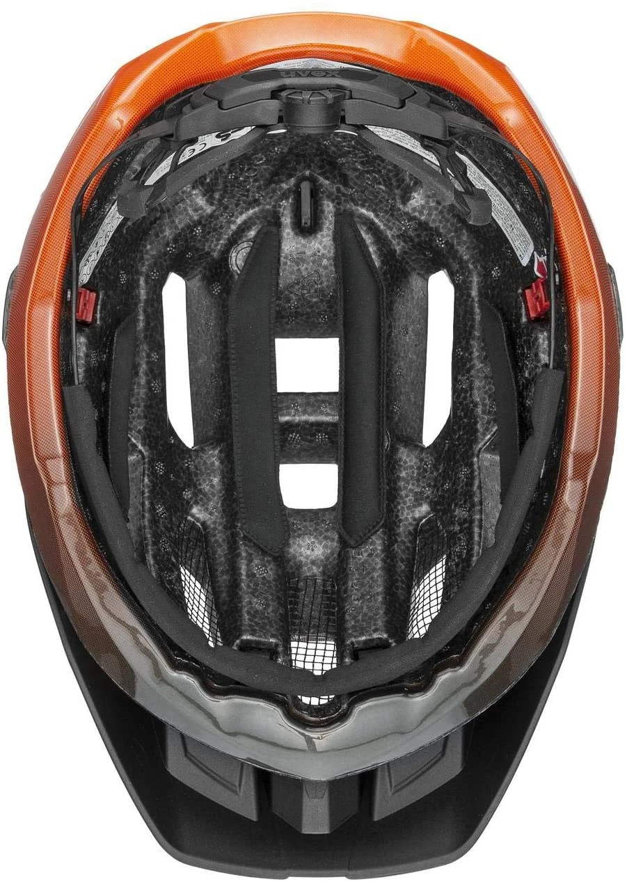 Uvex Quatro Mountainbike Helm - Titan-orange 7 Uvex Quatro Mountainbike Helm - Titan-orange – Bild 5