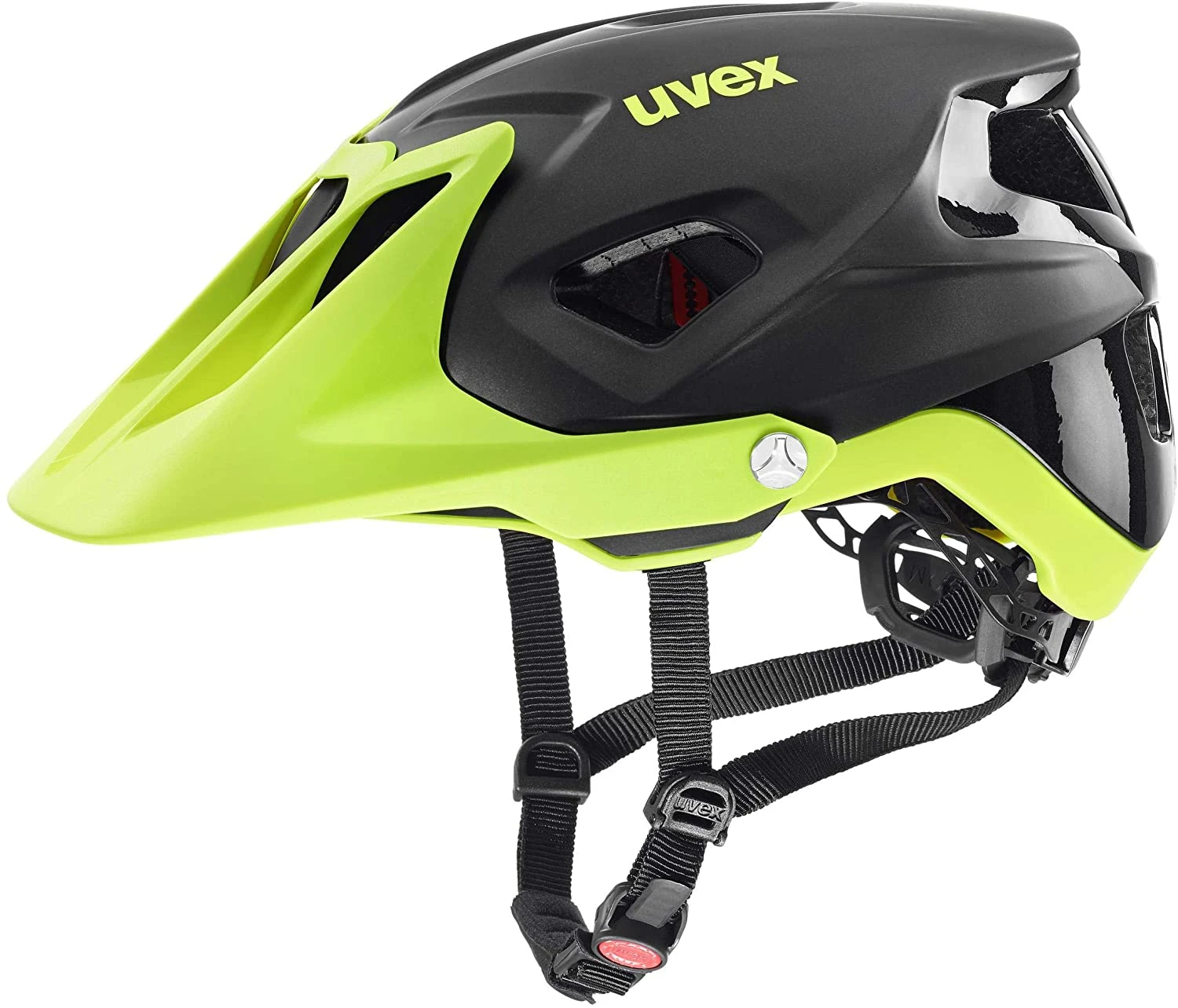 Uvex Quatro Integrale Mountainbike Helm - Black Lime Mat 3 Uvex Quatro Integrale Mountainbike Helm - Black Lime Mat