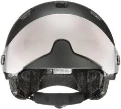 Uvex Rush Visor Visier Fahrradhelm - Dark Silver Mat -Uvex uvex rush visor Visier Fahrradhelm mit Ruecklicht dark silver mat 3