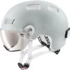 Uvex Rush Visor Visier Fahrradhelm - Papyrus Grey Mat 2 Uvex Rush Visor Visier Fahrradhelm - Papyrus Grey Mat -Uvex uvex rush visor Visier Fahrradhelm mit Ruecklicht papyrus grey mat 1
