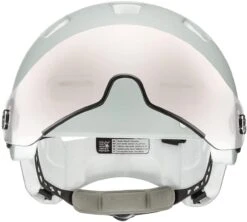 Uvex Rush Visor Visier Fahrradhelm - Papyrus Grey Mat 11 Uvex Rush Visor Visier Fahrradhelm - Papyrus Grey Mat -Uvex uvex rush visor Visier Fahrradhelm mit Ruecklicht papyrus grey mat 2a