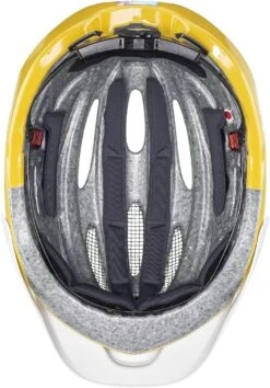 Uvex True Fahrradhelm - Sunbee-white -Uvex uvex true damen fahrradhelm gelb sunbee white 4